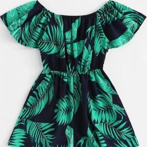 Off the shoulder romper